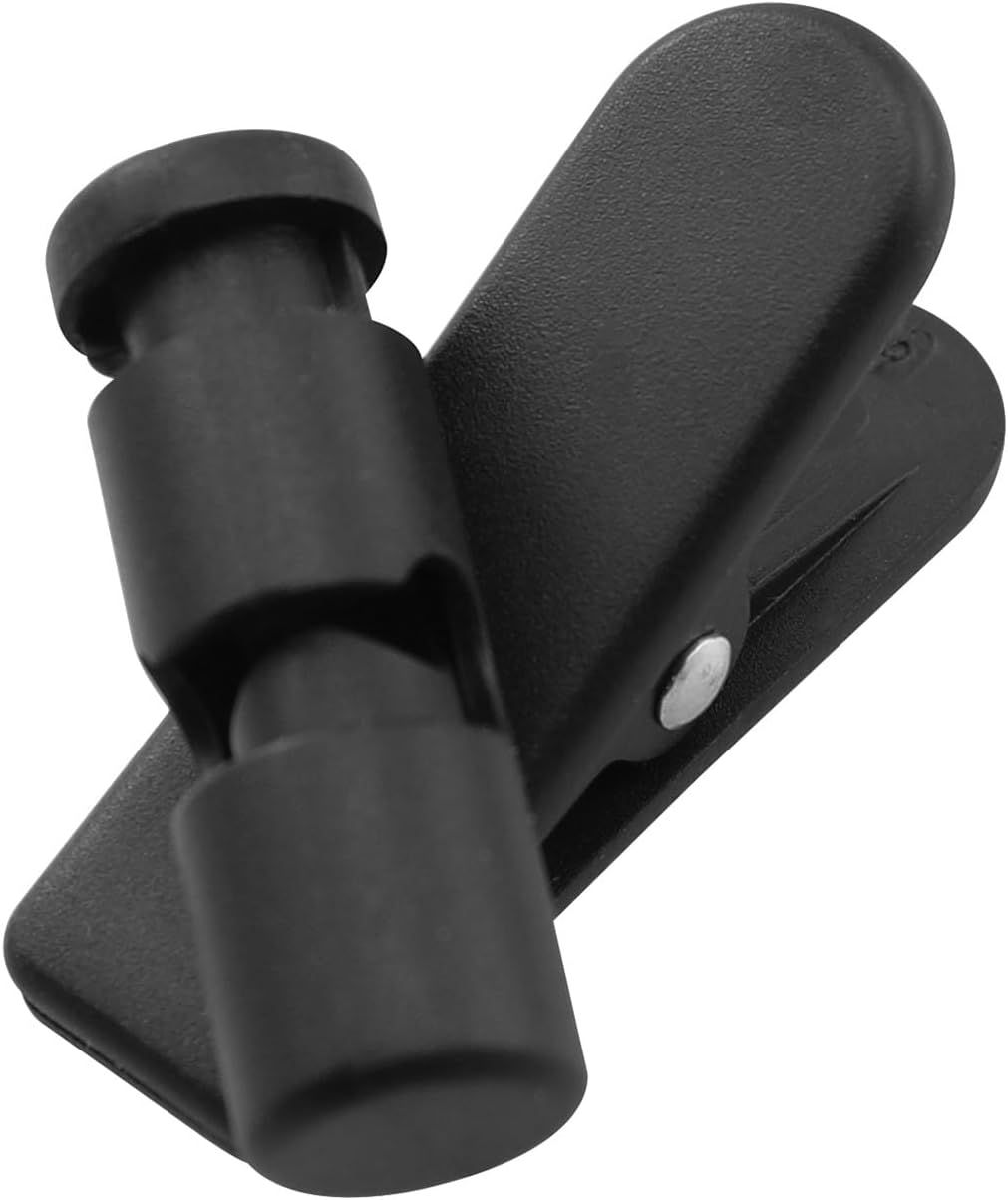 Headset Wire Clip 8PCS 360 Rotatable Earphone Earbud Cable Clips for 3-5mm Wide Eearphone Cable, Earpiece Clamp, Headphone Hook, Black โ image 5