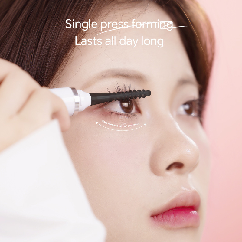 Rechargeable Heated Eyelash Curler Wand - 3 Temperature Gears, Type-C Charging, All-Day Curl(White) โ image 2
