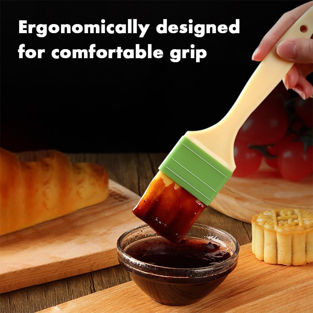 3 Pcs Basting Pastry Brush, Cooking Brush Set, Grill Brush, Food Brush For Baking, Perfect For Marinade, Sauce, Egg Wash, Butter, BBQ Brushes โ image 5