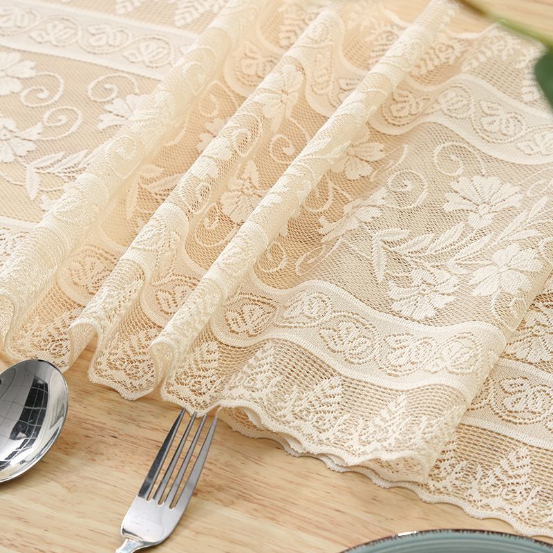 Rustic Table Runner Cotton Linen Table Decoration for Holiday Party, Farmhouse Table Runners, Wedding and Dining Decorations — image 4
