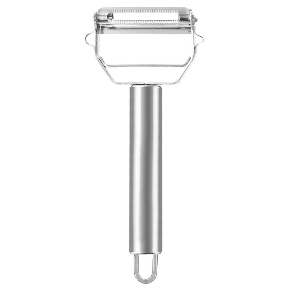 Premium Stainless Steel Dual Peeler & Julienne Cutter - 2-in-1 Vegetable Slicer with Swivel Blade - Heavy Duty Multi-Function Kitchen Tool for Potatoes โ image 2