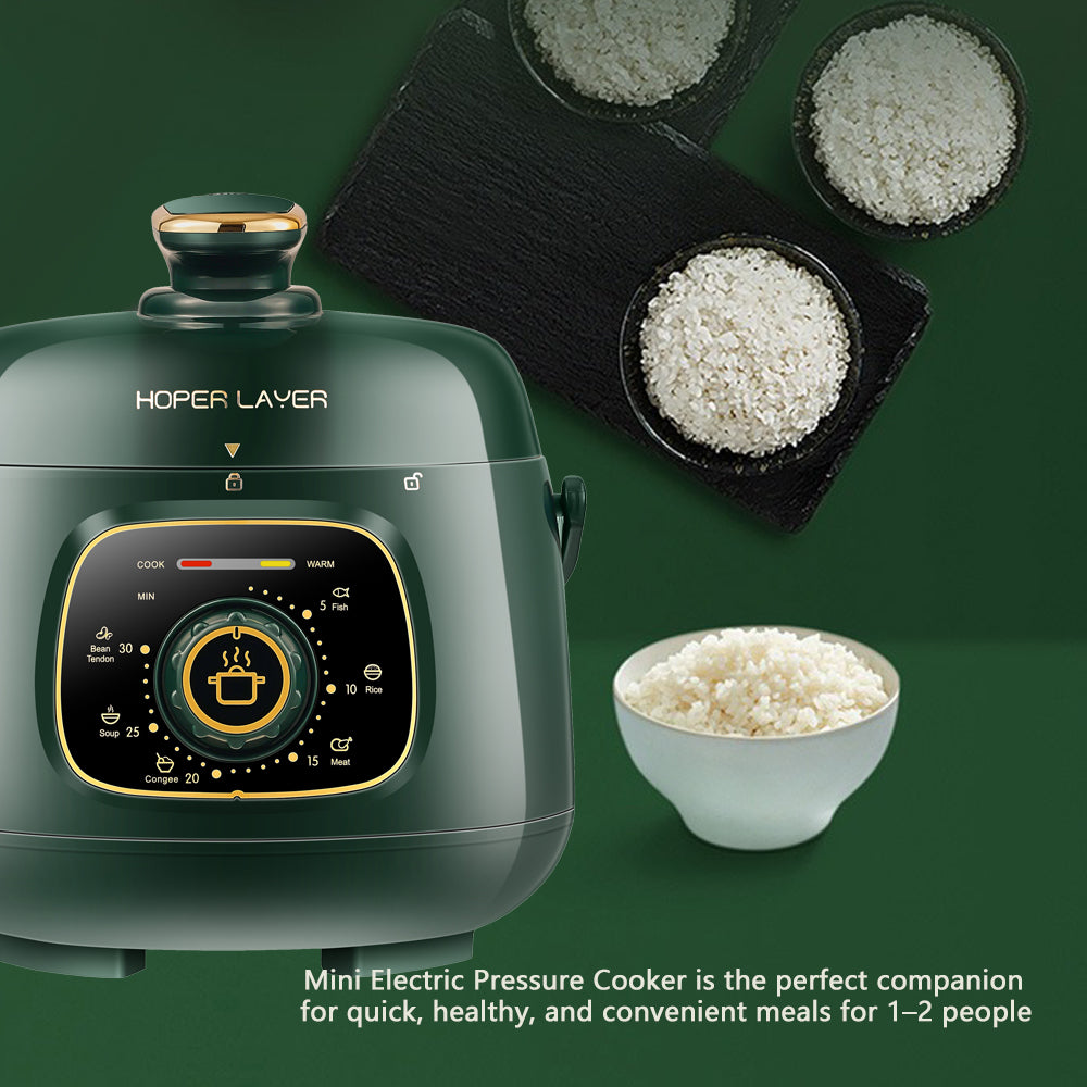 Hoper Layer Mini Electric Pressure Cooker – HL-MP160 3-Cup Small Rice Cooker — image 6