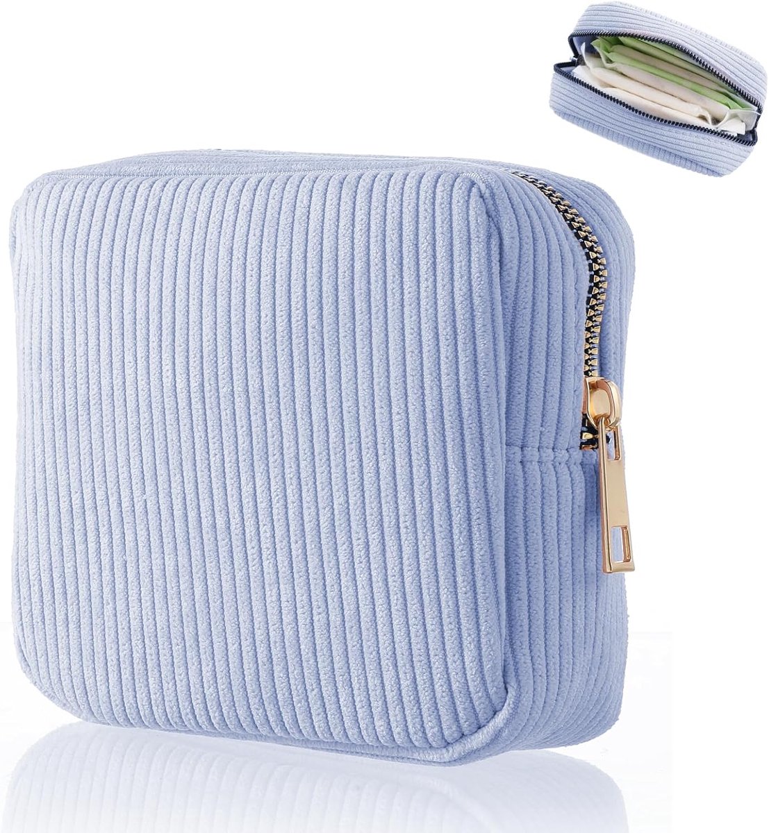 Toiletry Bag - Sanitary Pad Makeup Bag - Sanitary Pad Pouches - Menstrual Bags - Menstrual Pouches - Waterproof Zipper - Tampon Pouches - Napkin