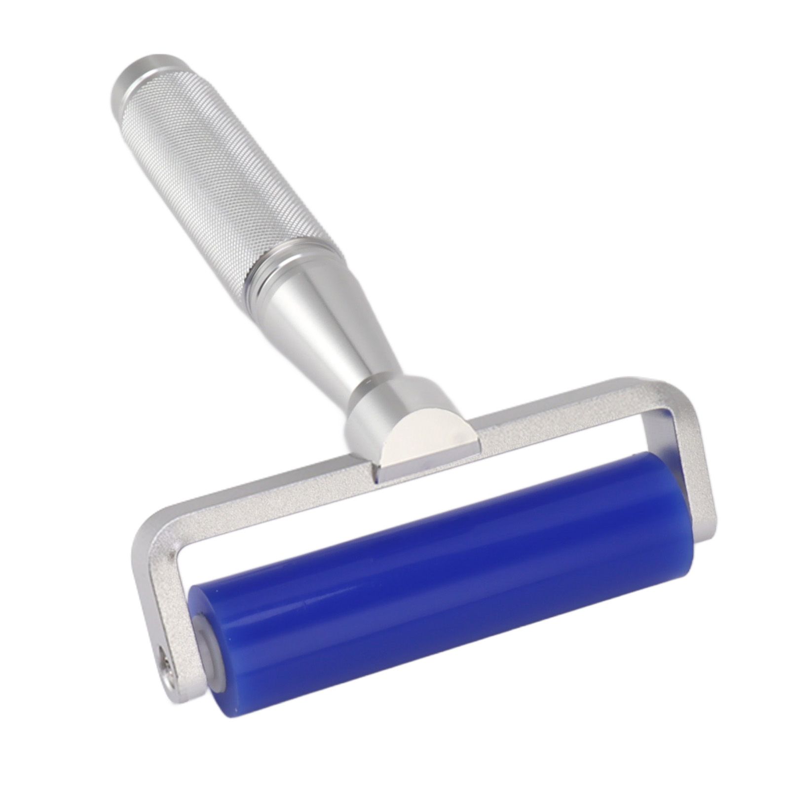 Silicone Screen Film Roller Blue Iron Bearing Anti Static High Resilience Silicone Manual Roller for Screen 8in — image 3