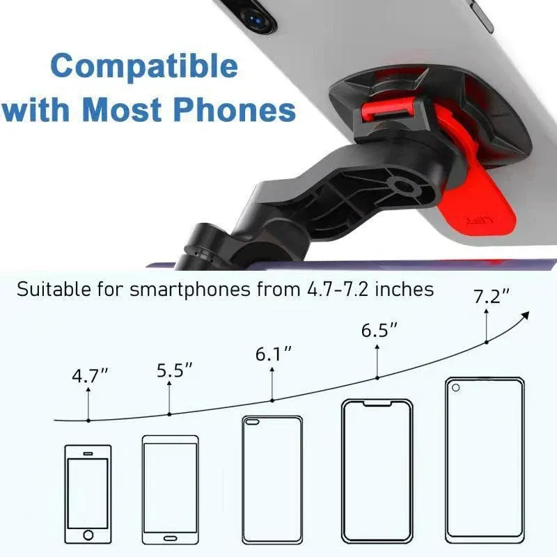 Universal Bike Motorcycle Phone Holder Mount for Handlebar 4.7–7.2 inch — image 4