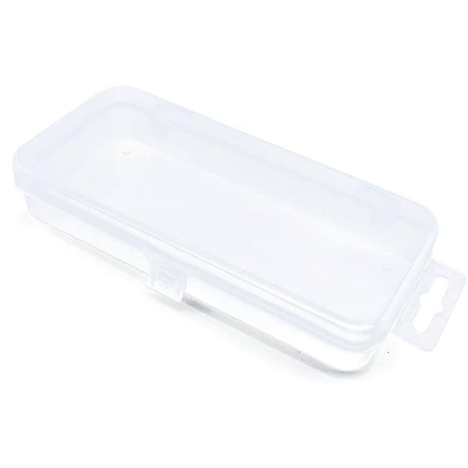 Rectangular Empty torage Box, Plastic Pencil Case, Clear Storage Container for Pencil,Crayon,Sticker,Cosmetics, 1 Pcs, 5.24x2.44x0.98 2.99" x 2.09" Clear โ image 2