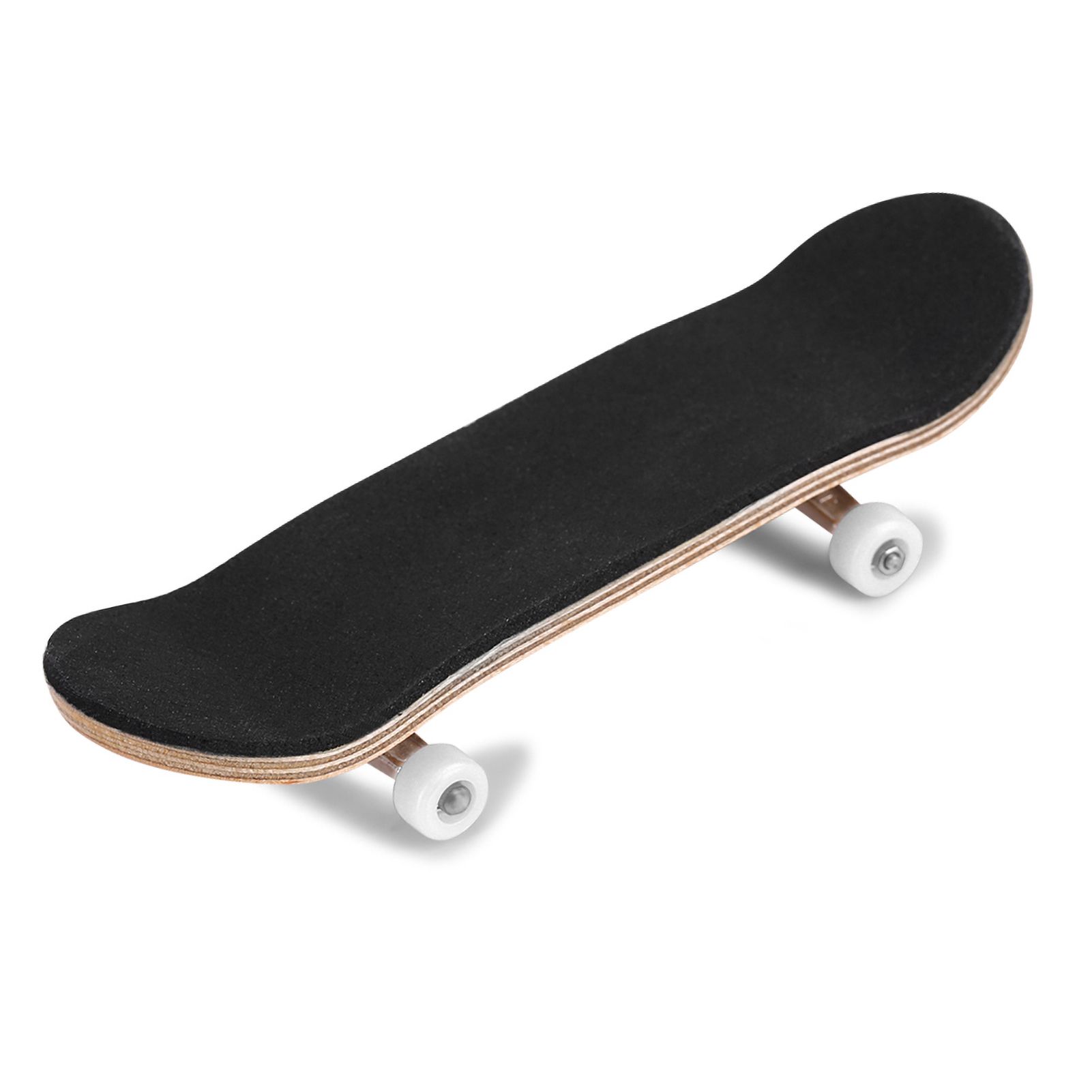 1Pc Maple Wooden Alloy Fingerboard Finger Skateboards With Box Reduce Pressure Gifts White — image 4