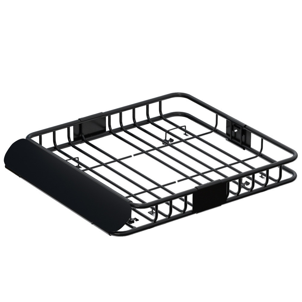 Giantz Universal Car Roof Rack Basket Luggage Vehicle Cargo Carrier 111cm Black โ image 2