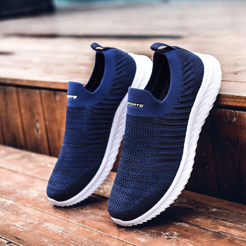 Men Sports Shoes Lightweight Breathable Mesh A19 Black 41 — image 4