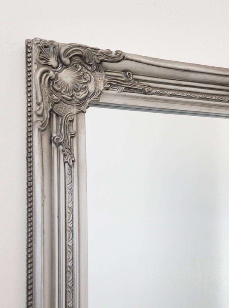 French Provincial Ornate Mirror - Antique Silver - Small 80cm x 110cm โ image 2