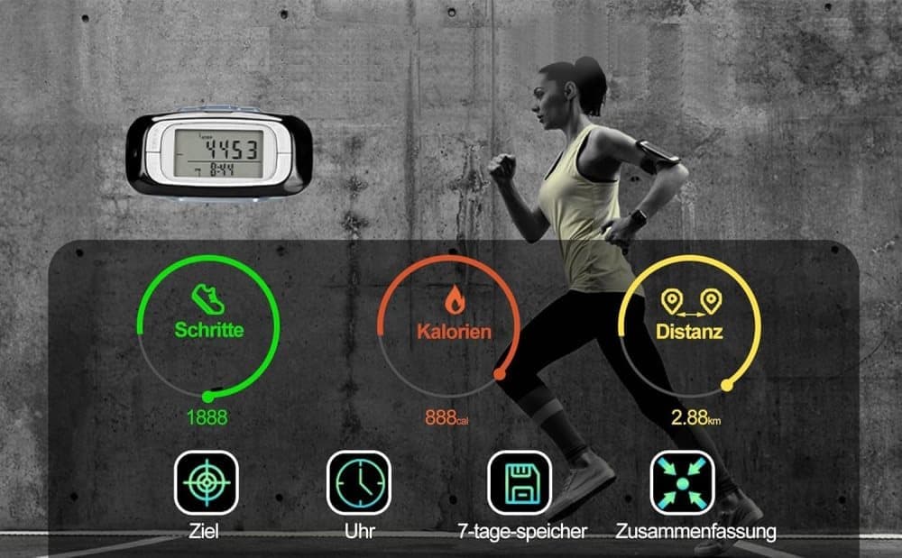 3D Sensor Pedometer, Multifunctional Step Counter for Daily Exercise and Health Tracking — image 5