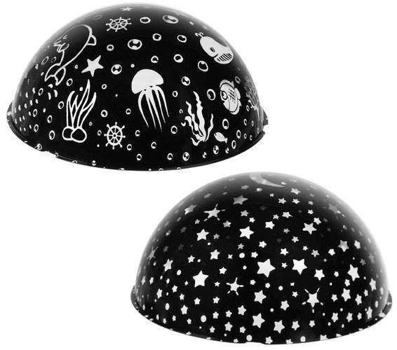 Galaxy Lamp Star Projector with Underwater Effect for Magical Atmosphere, Black — image 6