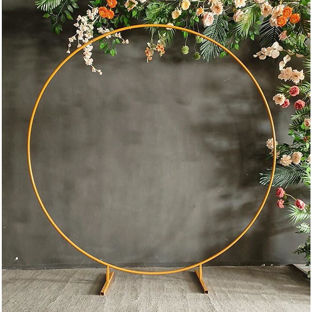 2M Wedding Hoop Round Circle Arch Backdrop Flower Display Stand Frame Background โ image 2