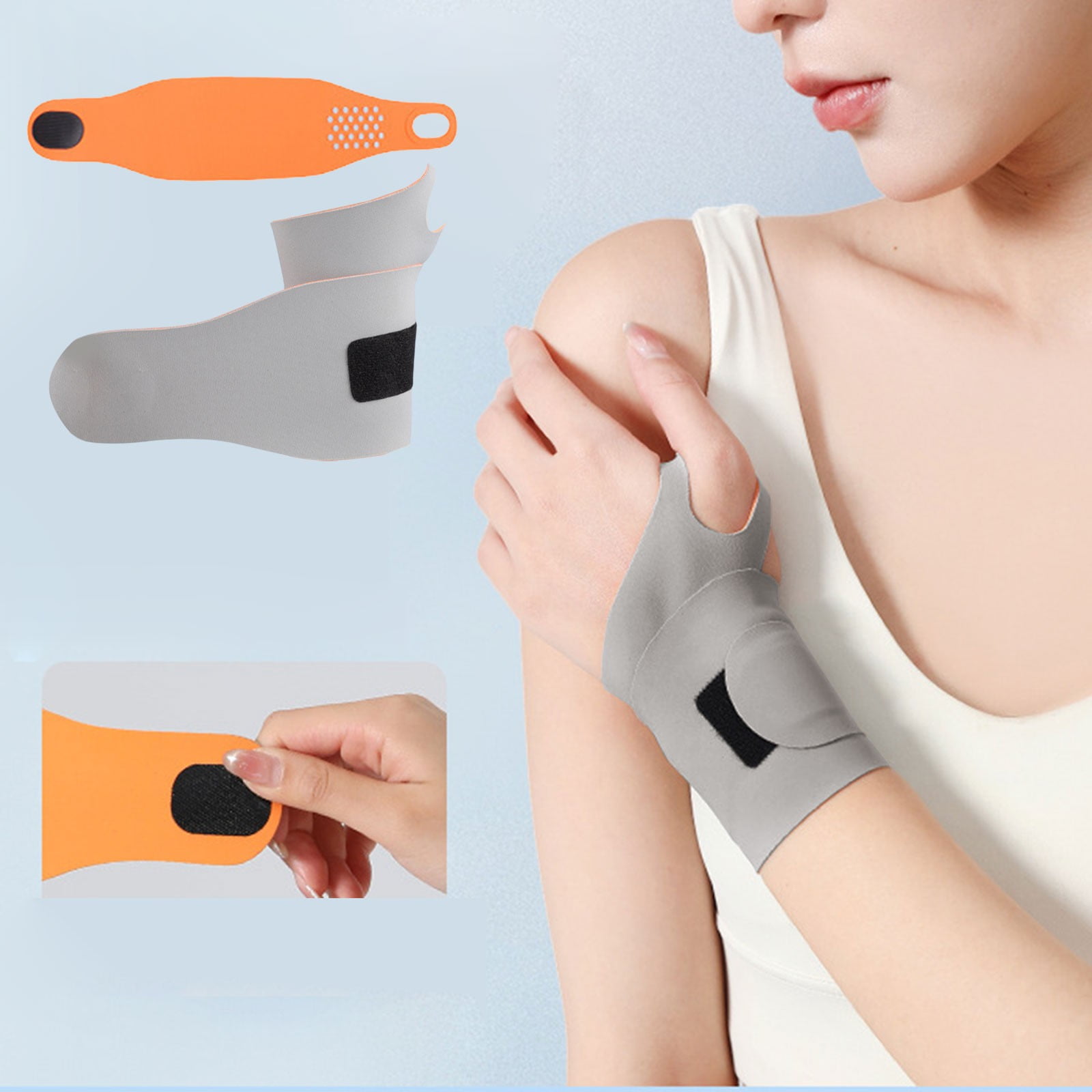 Wrist Guard Wrist Brace,Wrist Support for Carpal Tunnel Pain Relief,Ulnar Brace-Thin Elastic for Tear,Wrist wraps Repetitive Wrist Use, Gray โ image 2