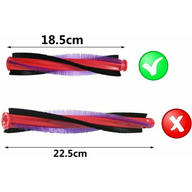 Roller Brush Compatible with Dyson V6 DC62 SV03 SV07 Vacuum Cleaner Replacement Brush for Dyson, 18.5cm — image 2