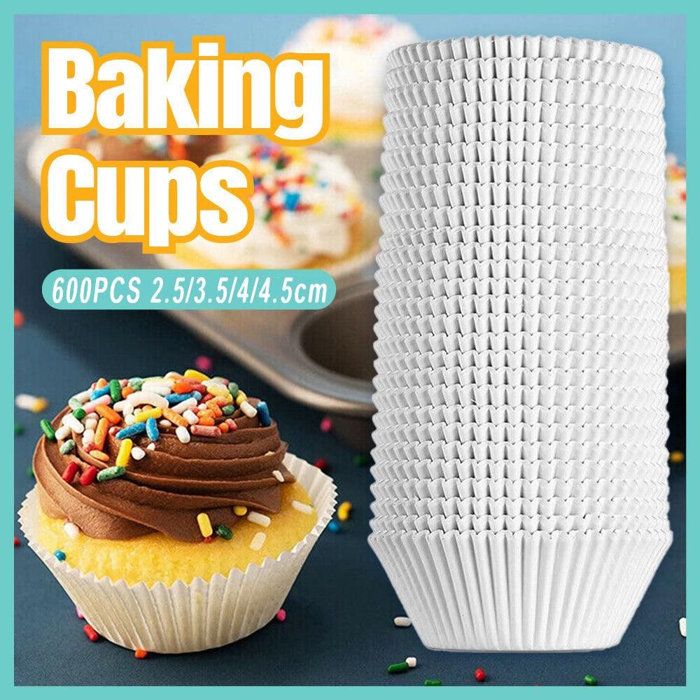 Patty Pans Muffin Cases Choc 600/Pk Cake Boards Cupcake Liners Boxes Baking Cups - 600PCS-2.5CM — image 2