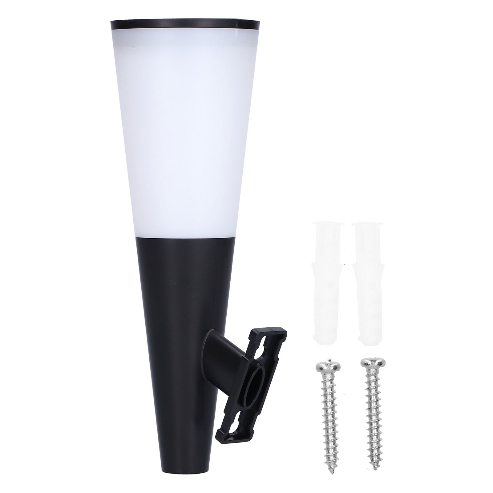 Solar Wall Lamp Warm White RGB Cordless Safe Modern Design Sturdy Durable Outdoor Lamp for Garden Garage BackyardRGB — image 2
