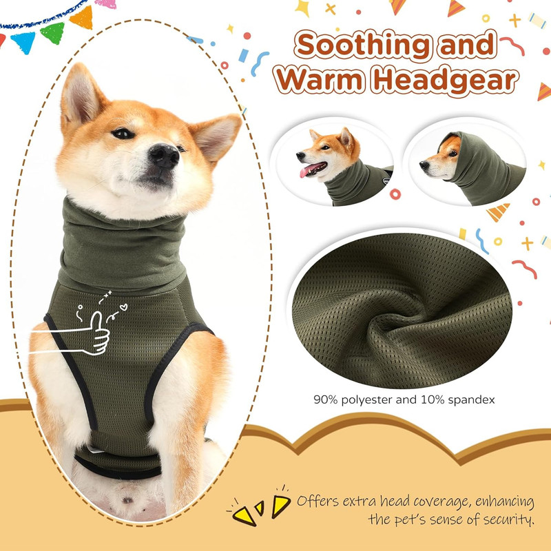 Pet Products Dog Anxiety Vest and Coat, Vet Visits and Separation - Keep Pet Calm, Dog Jacket for Thunder, Fireworks, Anti Anxiety Vest for Dogs and Cat Body โ image 5