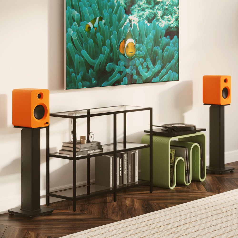 Kanto SX30 30" Tall Fillable Speaker Stands with Isolation Feet - Pair, Black — image 5