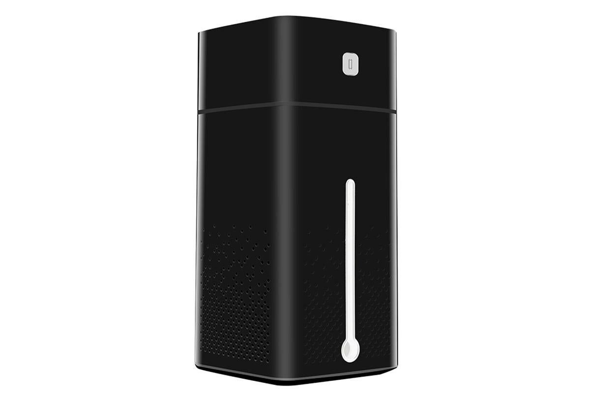 1L Ultrasonic Air Humidifier Cool Mist with 7 Color LED Light for Bedroom-Black — image 2