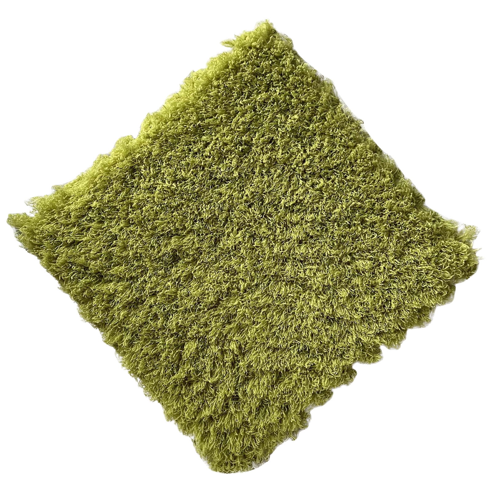 Puzzle Carpet Squares Soft Furry Play Mat Tiles for Home Playroom Decoration Cozy Climbing Area Rug for Kids Family Activity Spaces, Gray Green โ image 2