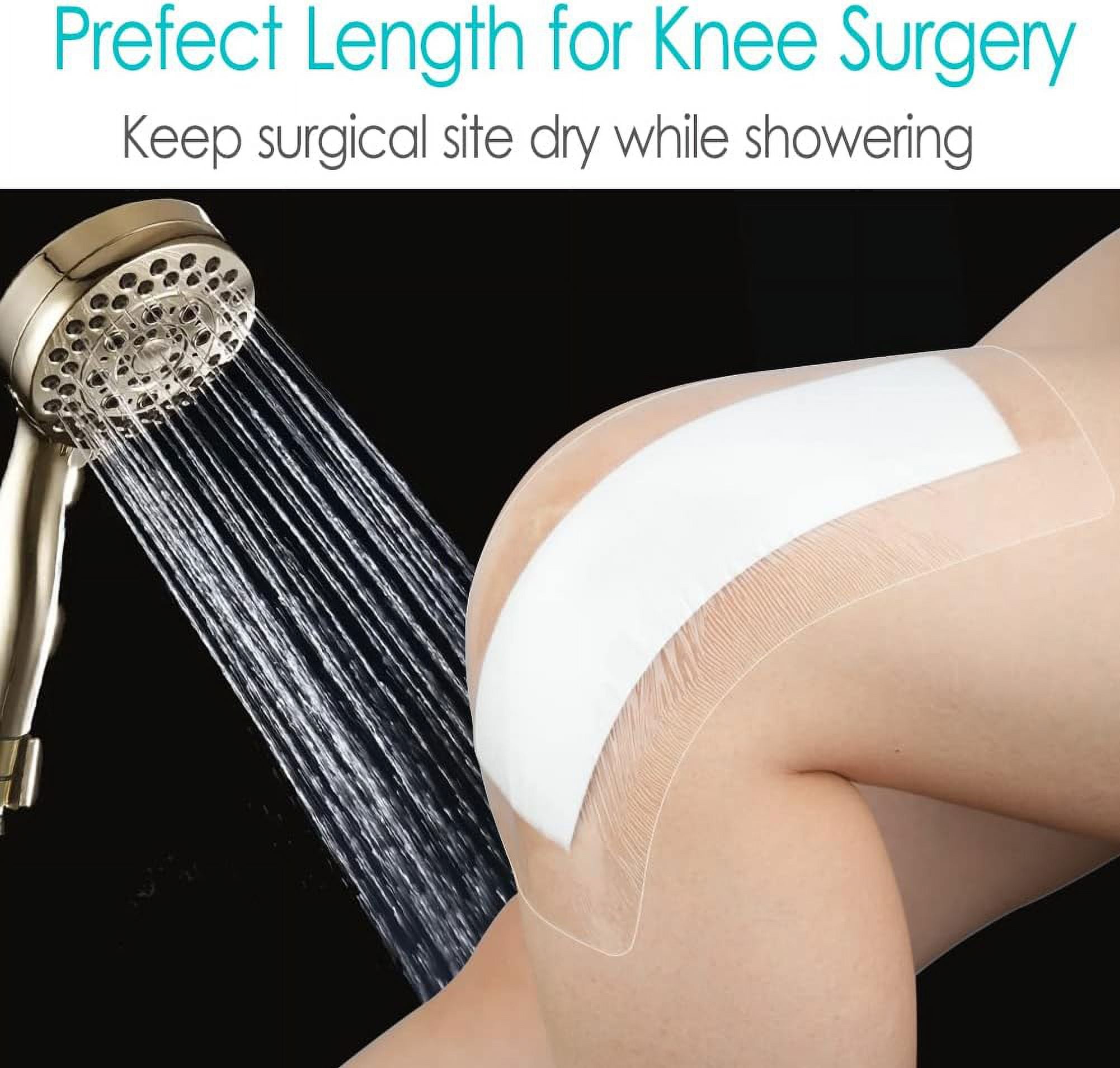 14 PCS Long Waterproof Bandage - 4x12" Knee, Hip Surgery Recovery, Shower Protector, Surgical Incision Adhesive Dressing โ image 3