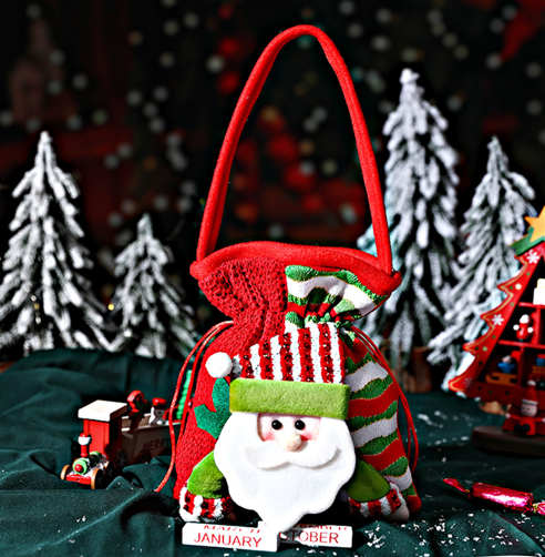 Christmas gift Festive Aussie Christmas Gift Bags: Cute Reindeer, Santa & Snowman Pouches for Xmas Treats & Gifting（Santa Claus） — image 2