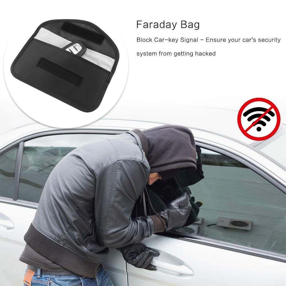Signal Blocking Bag, GPS RFID Faraday Bags for Phones Faraday Bag Pouch Shield Cage Wallet Phone Case for Cell Phone (1 Pack) โ image 4