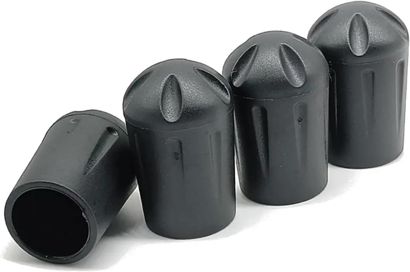18mm Silicone Chair Leg Caps - 4 Pack Black Floor Protectors Scratch Resistant Furniture Pads — image 6