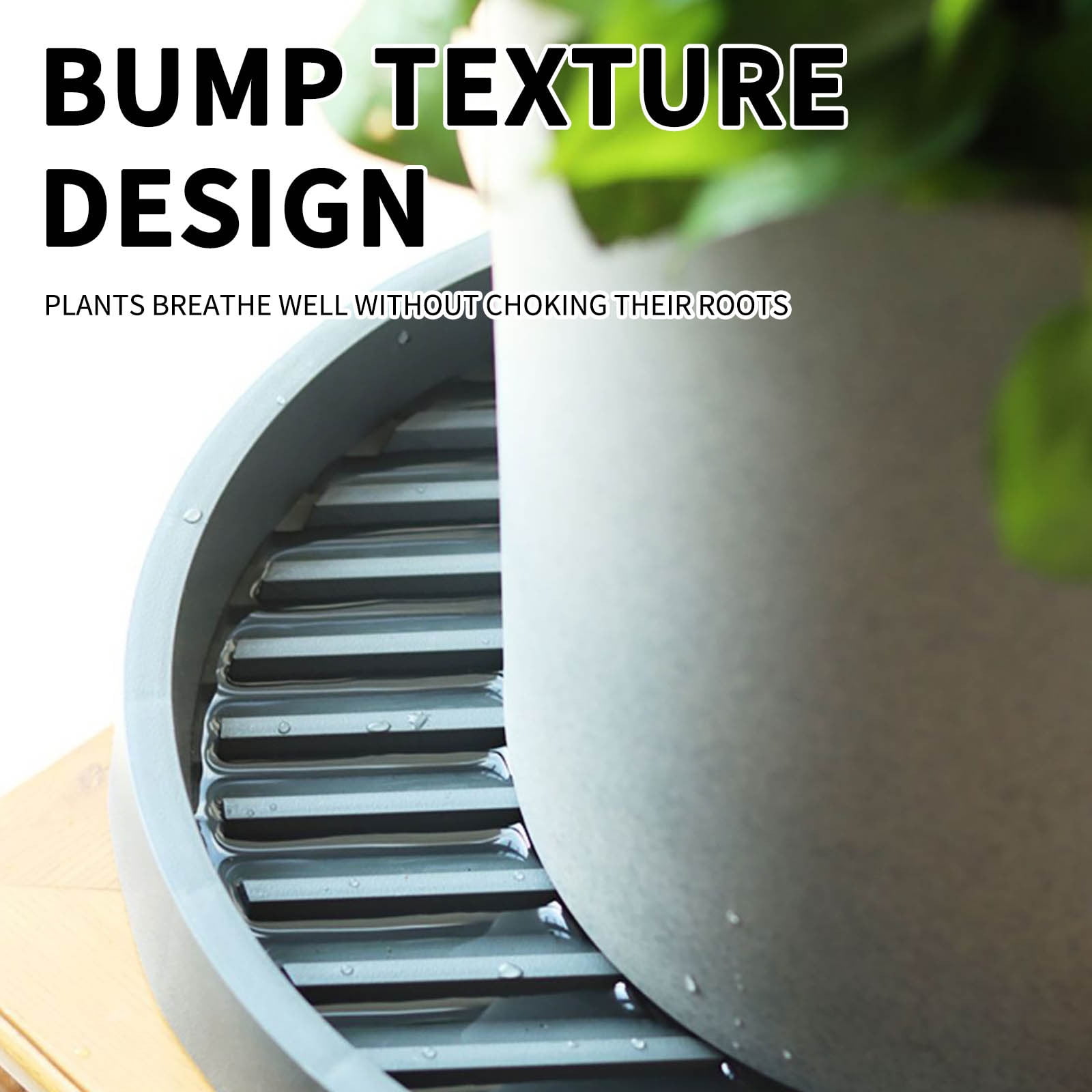 Universal Plunger Tray and Mat,Toilet Plunger Holder with Drip Tray,Quick Air Drying for Bathroom and Kitchen,Thick Plastic Plant Saucer for Indoor Outdoor โ image 4