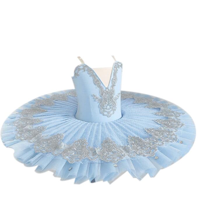 Ballet Tutu Dress Swan Dance Performance Costumes For Girls Purple 160Cm โ image 2