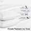 Puredown Goose Down and Feather Pillow Inserts for Sleeping, 100% Cotton Fabric Cover Bed Pillows, Set of 2, White, King Size — image 2