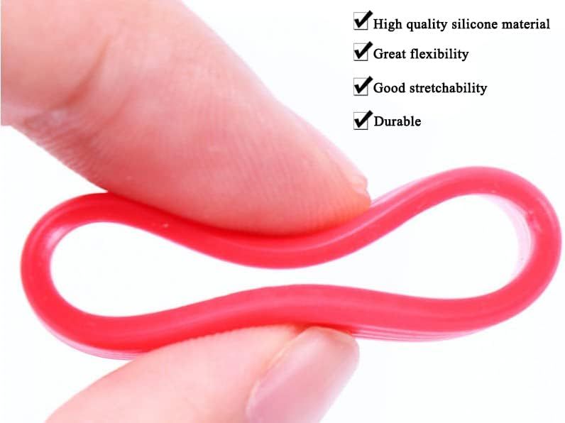 5 Pcs Tennis Racket Handle Elastic Rubber Ring, Racket Fixed Ring, Suitable for Tennis Racket, Badminton Racket, Squash Racket โ image 2