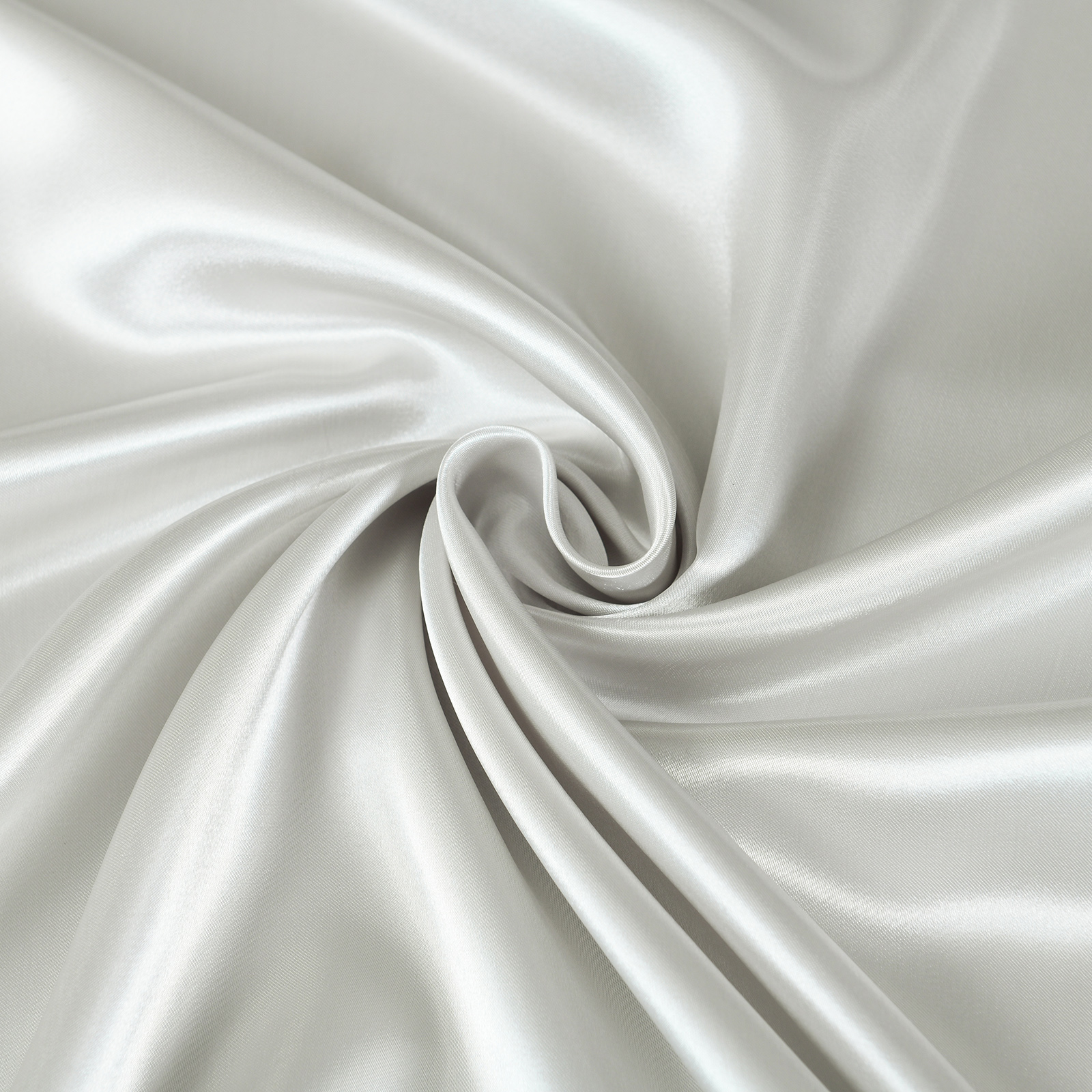 Royal Comfort Satin Sheet Set 3 Piece Fitted Sheet Pillowcase Soft - King - Silver — image 4
