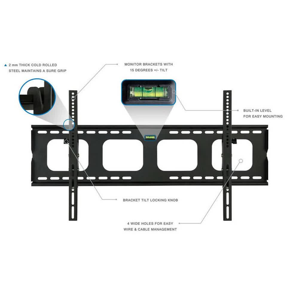 TV Wall Bracket Fixed Tilting For Upto 75" Inch LG Samsung Flat Screen โ image 5