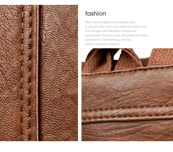Purple Women's Anti-Theft Backpack Purse Soft Faux Leather Convertible Rucksack Shoulder Bag Large Capacity 31cm for Travel Work Daily Use โ image 3