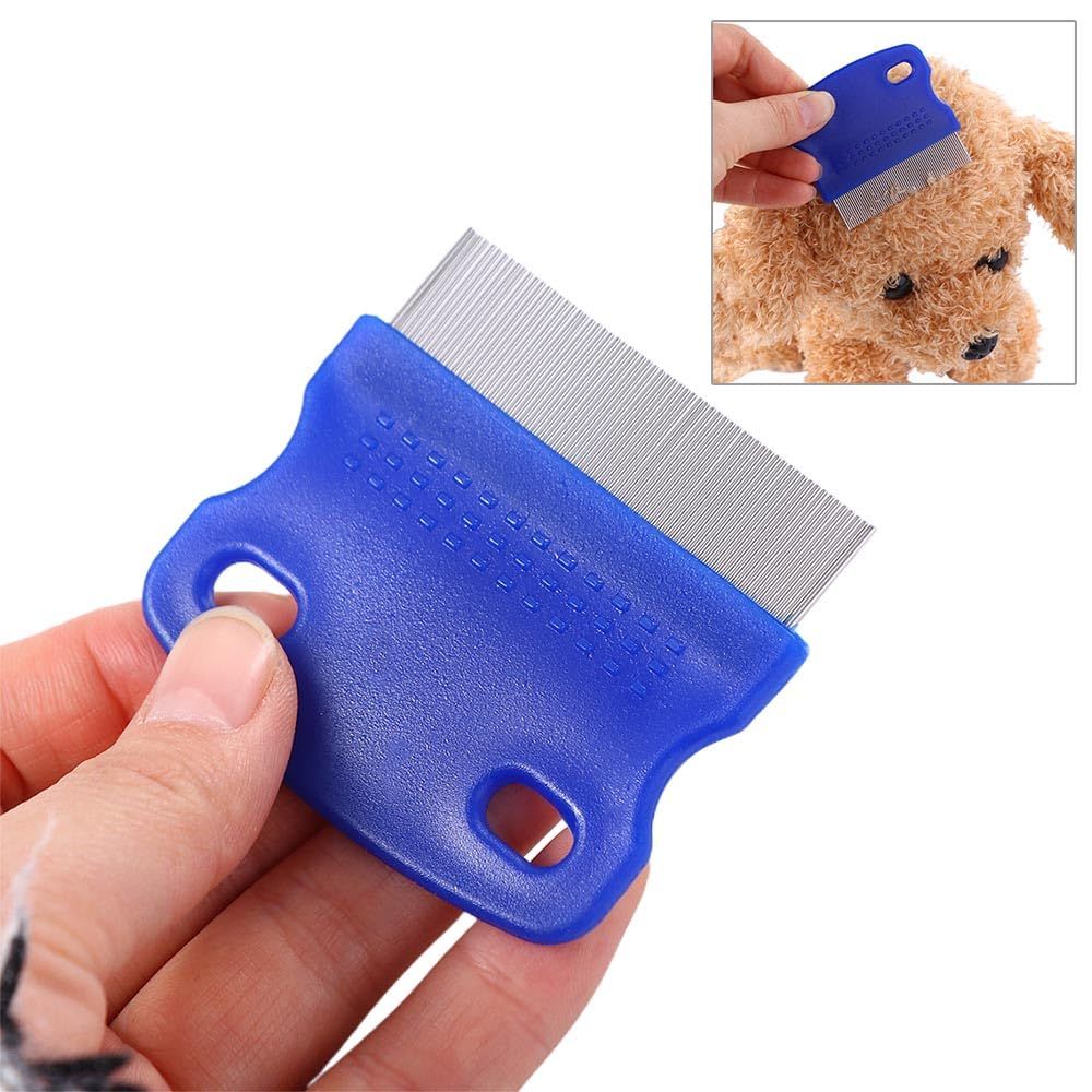 Dog Hair Comb Cat Hair Comb Portable Comb For Pet Grooming Brushes To Remove Flea Fur the size is suitable — image 5