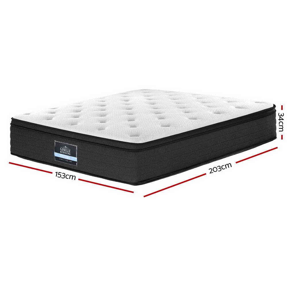 Giselle Bedding 34cm Mattress Euro Top Queen โ image 3