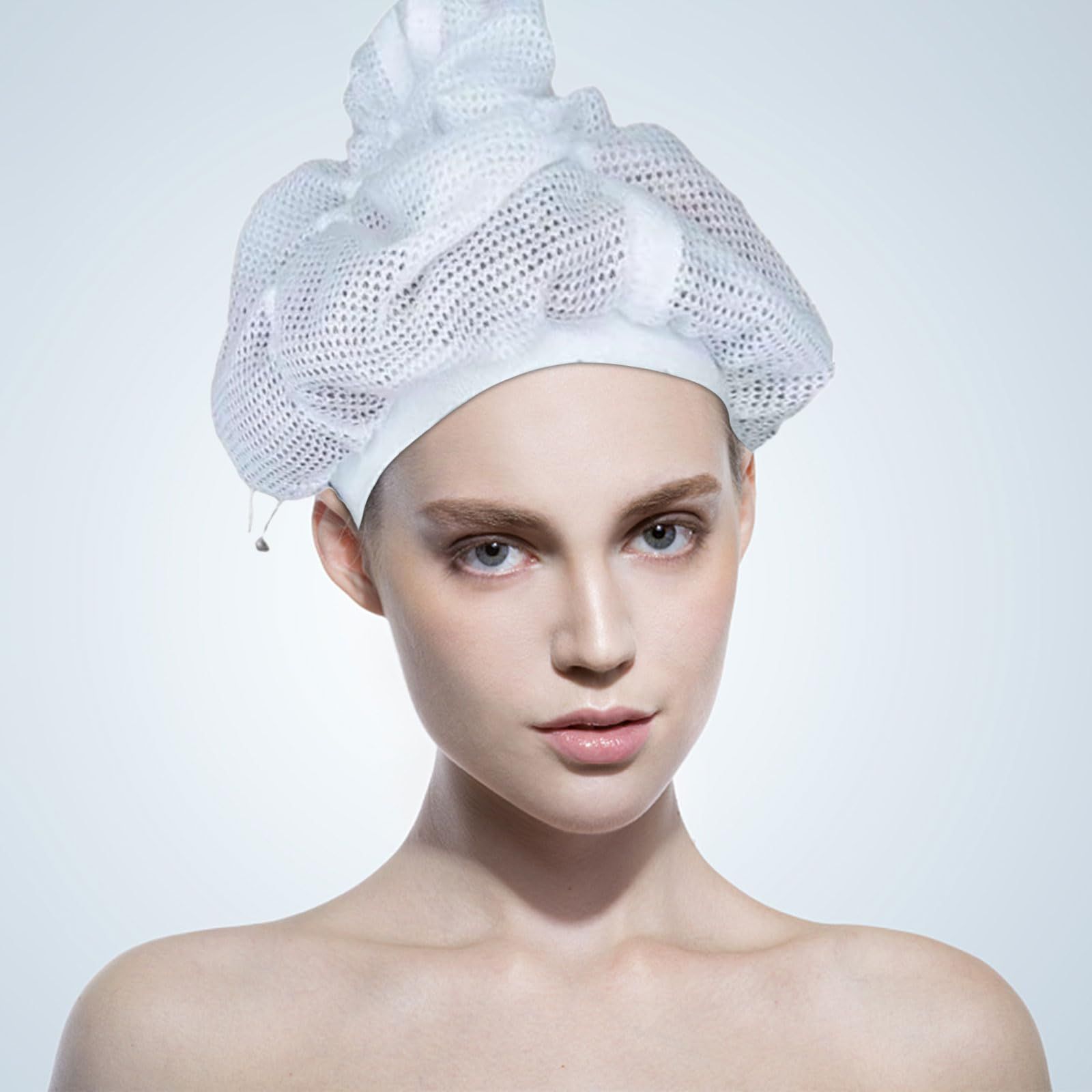 Net Plopping Cap For Drying Curly Hair — image 4