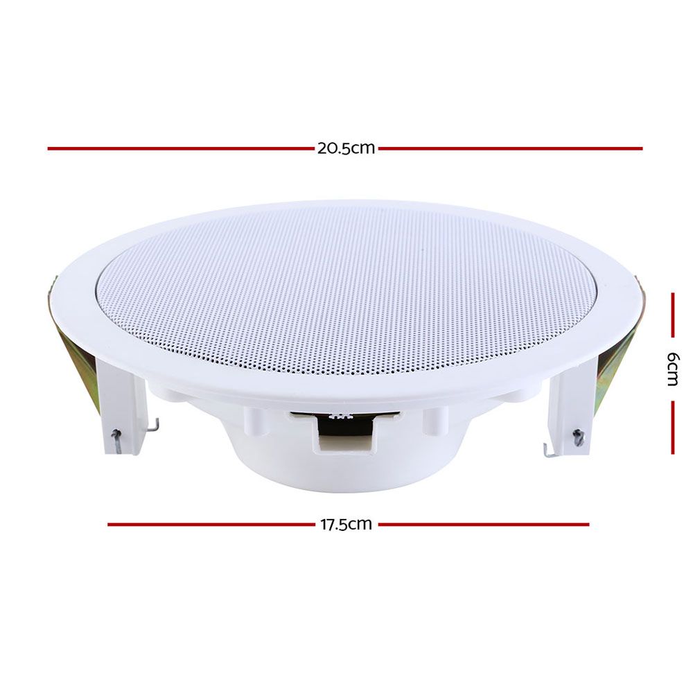 Giantz 6''Ceiling Speakers In Wall Speaker Home Audio Stereos Tweeter 2pcs โ image 2