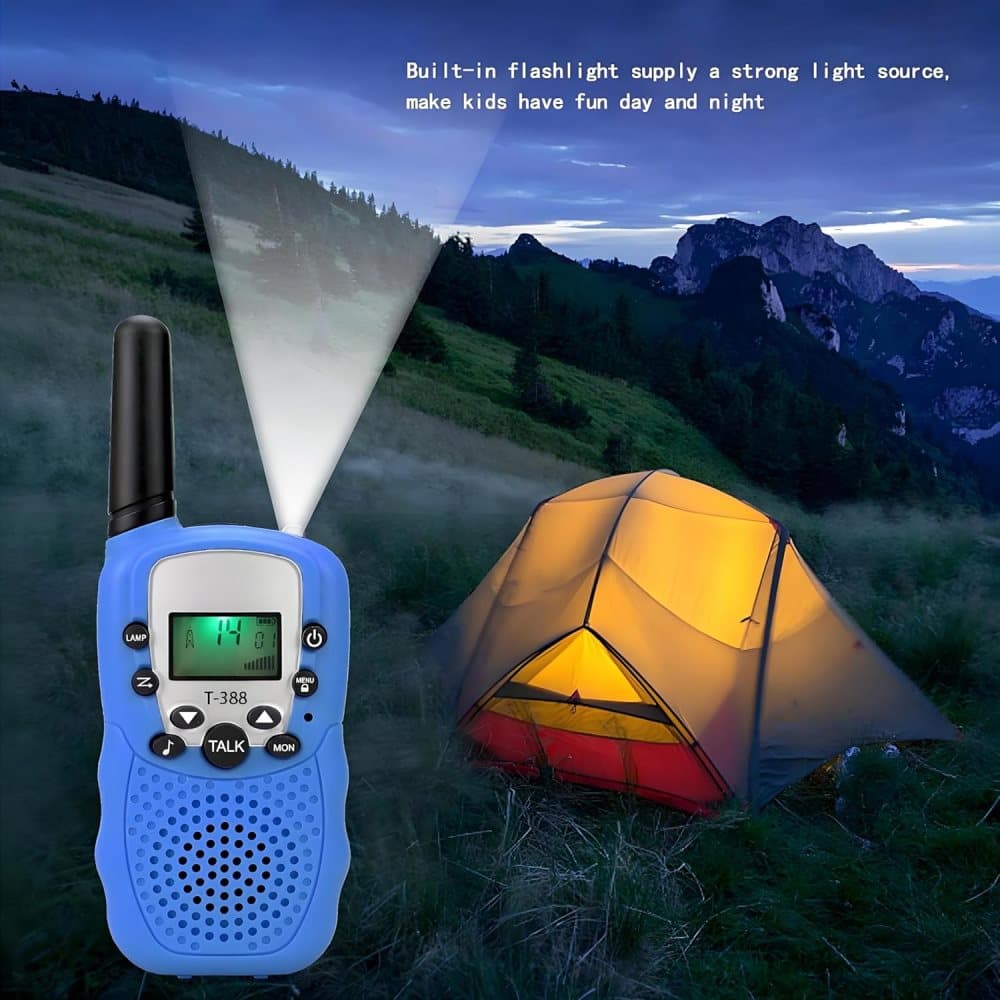 2-Pack Kids Walkie Talkie with 3 km Range, Black โ image 6