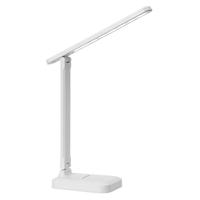 LED desk lamp wireless charging mini USB touch switch dimming control color adjustment (white) folding desk lamp β image 2
