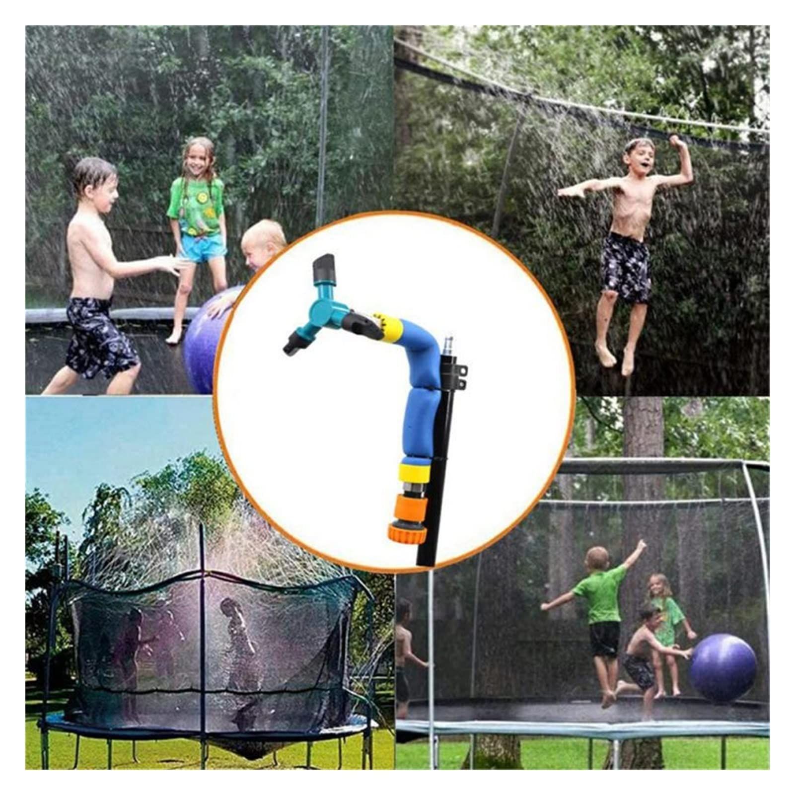 Lawn Garden Sprinkler Trampoline Sprinkler Outdoor Water Sprinkler Automatic Sprayer Outdoor Misting Misters — image 3