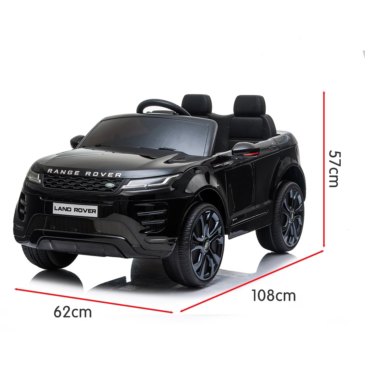 Kahuna Land Rover Licensed Kids Electric Ride On Car Remote Control - Black โ image 3