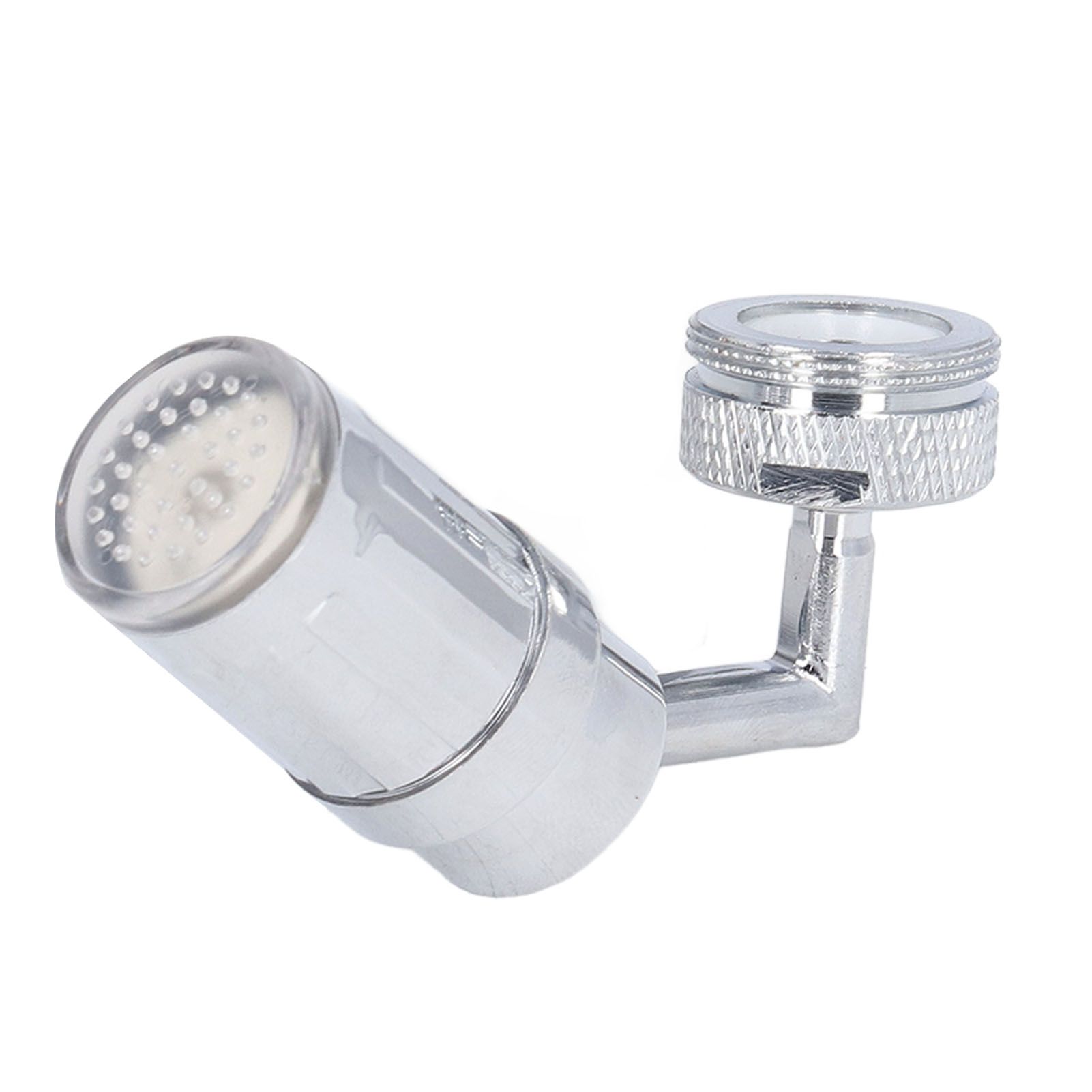 Water Faucet Fashion LED Tricolor Temperature Control Faucet for Bathroom Kitchen 3/4in External Teeth — image 6