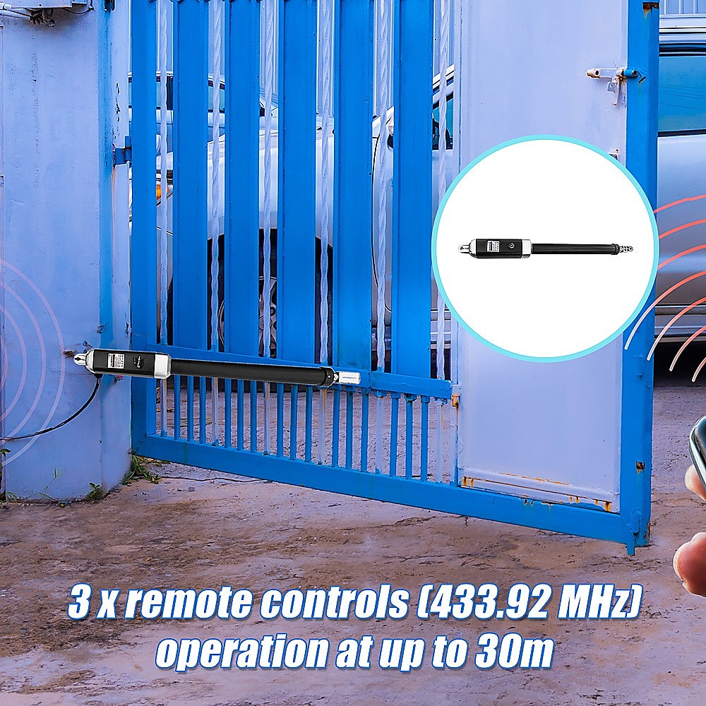 500KG 20W Solar Single Swing Auto Motor Remote Gate Opener โ image 5