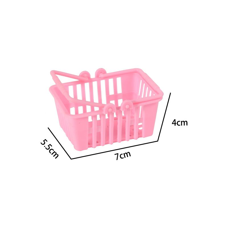 10pcs Doll Shopping Basket Toys for Adorable Mini Basket Decorative Fake Shopping Basket Toys Miniature Toys Wear-Resistant Mini โ image 5