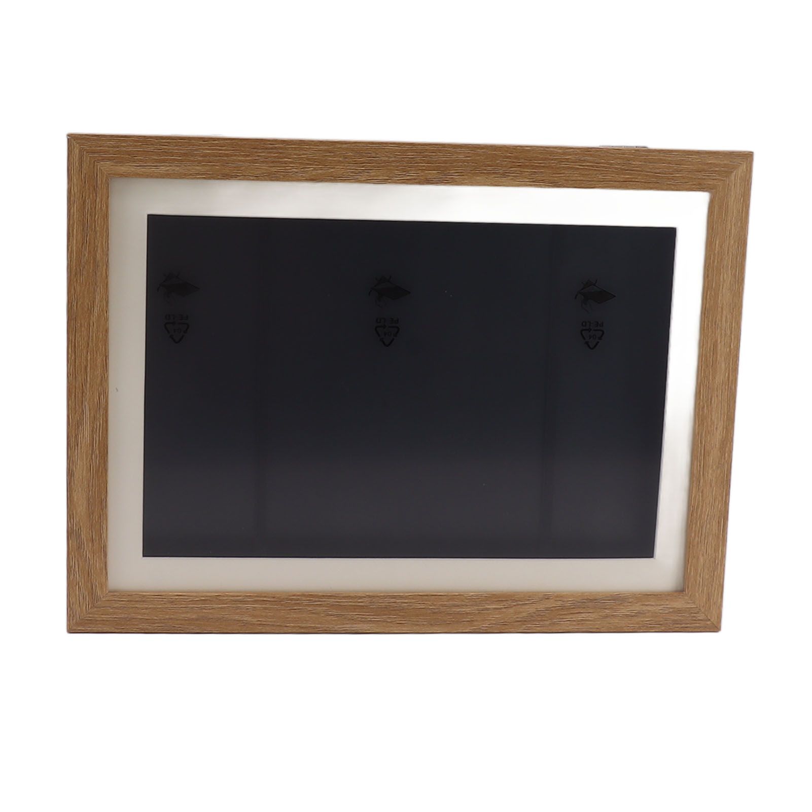 Kids Art Frame Density Board PS Magnetic Front Opening Changeable Artwork Display Frame Holds 50PCS Pictures for Crafts Drawing Schoolwork Brown โ image 5