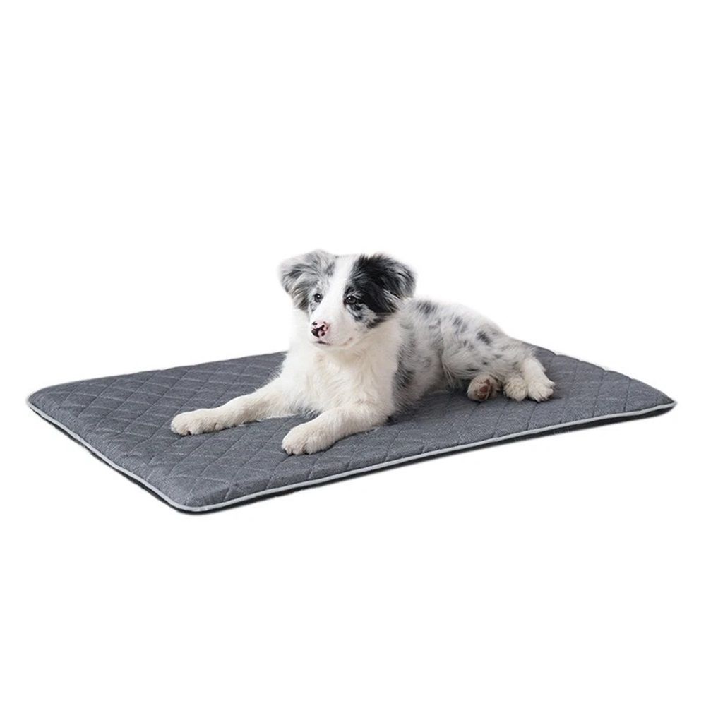 Chew Proof Dog Crate Bed Mat, 29"x18.5" Kennel Pad for Aggressive Chewers, Plaid Durable Puppy Crate Mats for Medium Dogs Cages(L) — image 2