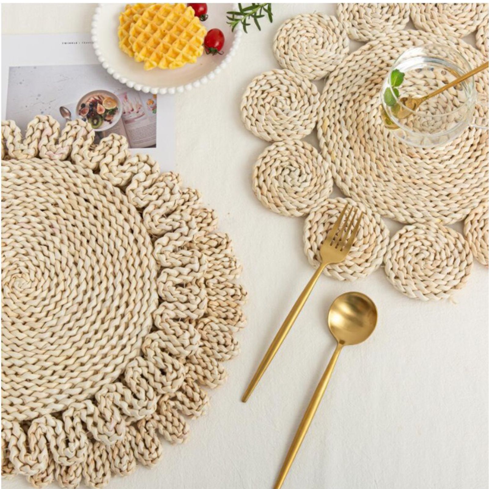 Placemats Multipurpose Thickened Exquisite Innovative Woven Heat Resistance Table Mats โ image 6